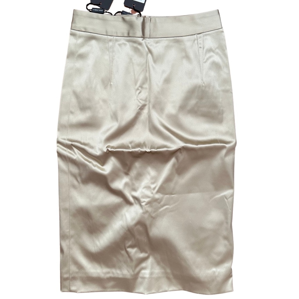 Dolce & Gabbana Cream Pencil Skirt